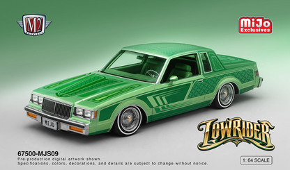(Preorder) M2 Machines 1:64 Diorama Series 1987 Buick Regal Lowriders with 2 Female Figures – Mijo Exclusives
