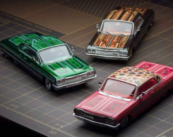 (PRE-ORDER)97M- '64 Chevrolet Impala w/ posable suspension(BROWN/BLACK)