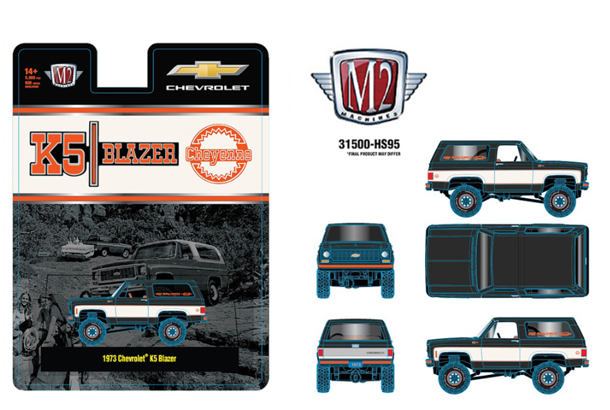(Preorder) M2 Machines 1:64 1973 Chevrolet K5 Blazer Special Edition – Hobby Exclusive