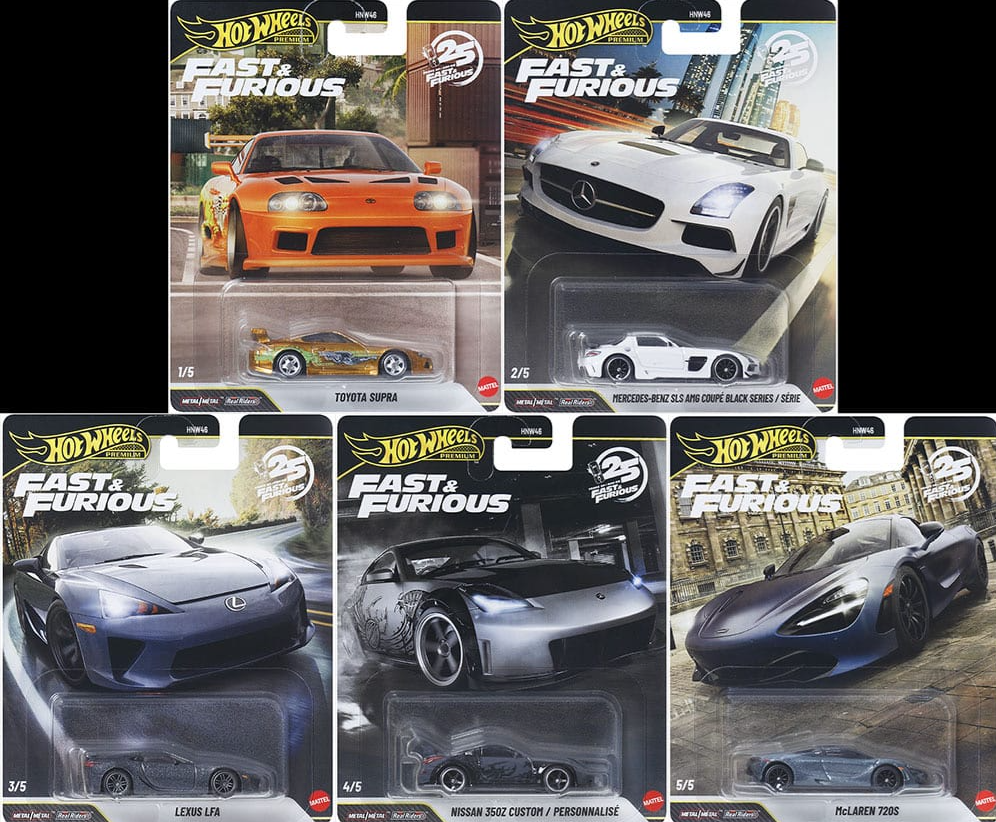 Hot Wheels 2026 Fast Furious 25th Anniversary Factory Sealed Case R (10 Cars)