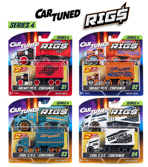 (Preorder) CarTuned 1:64 Container Rigs Series 4