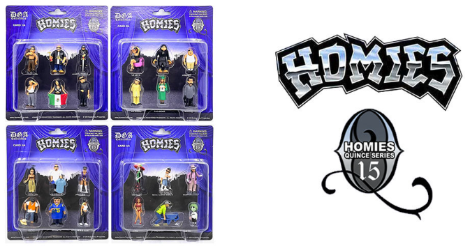 Homies Figures 1.75″ Series 15 Assortment Set of 6 Figures