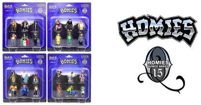 Homies Figures 1.75″ Series 15 Assortment Set of 6 Figures