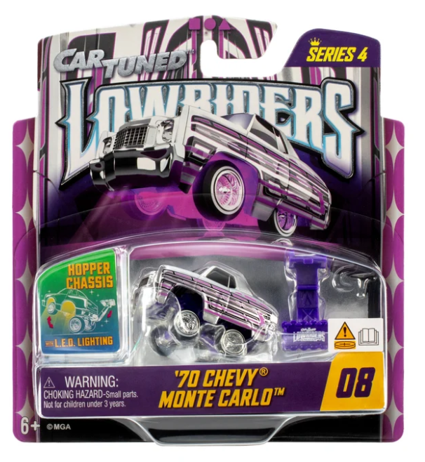 CarTuned 1:64 Lowriders SHOW GLOW Series 4 2026 – L.E.D. Light & Hopper Chassis- Singles