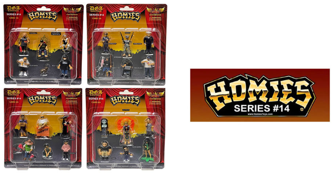 Homies Figures 1.75″ Series 14 Assortment Set of 6 Figures