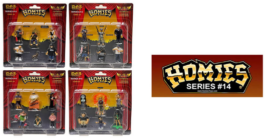 Homies Figures 1.75″ Series 14 Assortment Set of 6 Figures