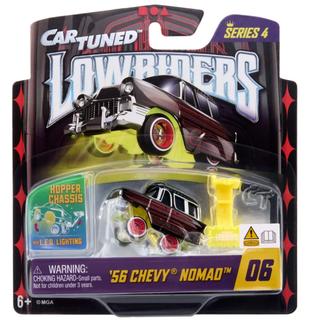 CarTuned 1:64 Lowriders SHOW GLOW Series 4 2026 – L.E.D. Light & Hopper Chassis- Singles