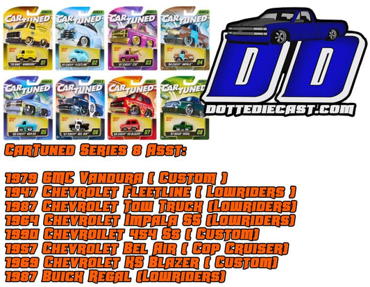 Car Tuned Series 8- FACTORY SEALED CASE