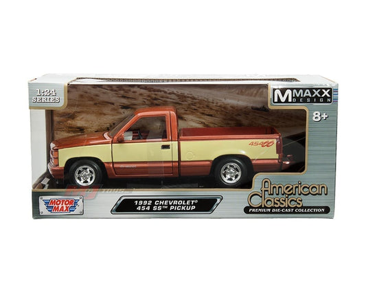 Motor Max- American Classics- '92 Chevrolet 454SS- Brown- 1:24 scale