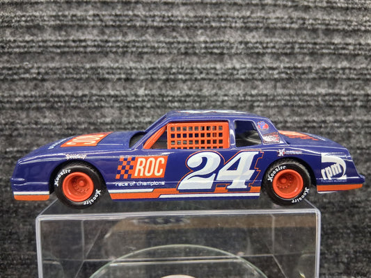 Dirt Track Series- #24 Dirt Stock Car- Blue Diecast Pull Back