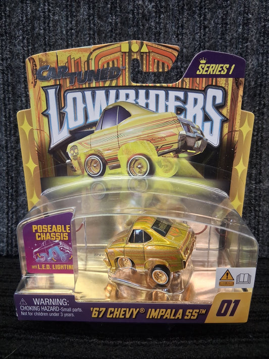 Car Tuned Lowrider Club Series 1- '67 Chevy Impala SS- Yellow