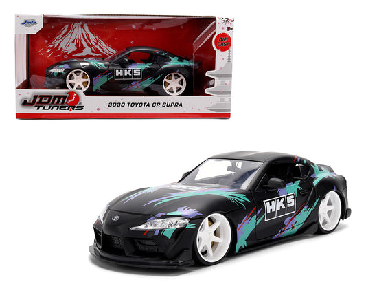 Jada Toys- JDM Tuners- '20 Toyota GR Supra- Black- 1:24 scale