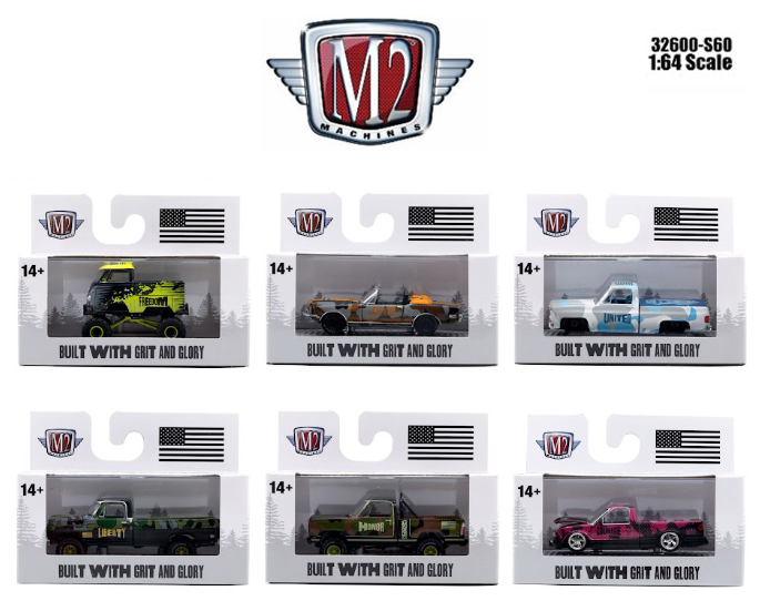 M2 Machines Detroit Muscle S60- 6pk PRE-ORDER