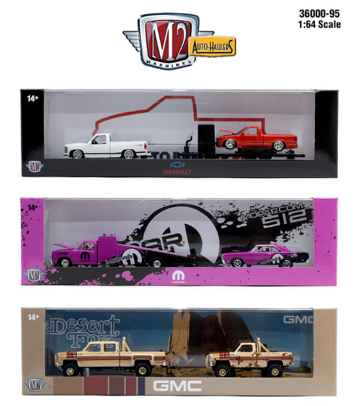 M2 Machines Auto Haulers Release #95 (Set of 3 pcs.) PRE-ORDER